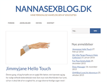 Tablet Screenshot of nannasexblog.dk